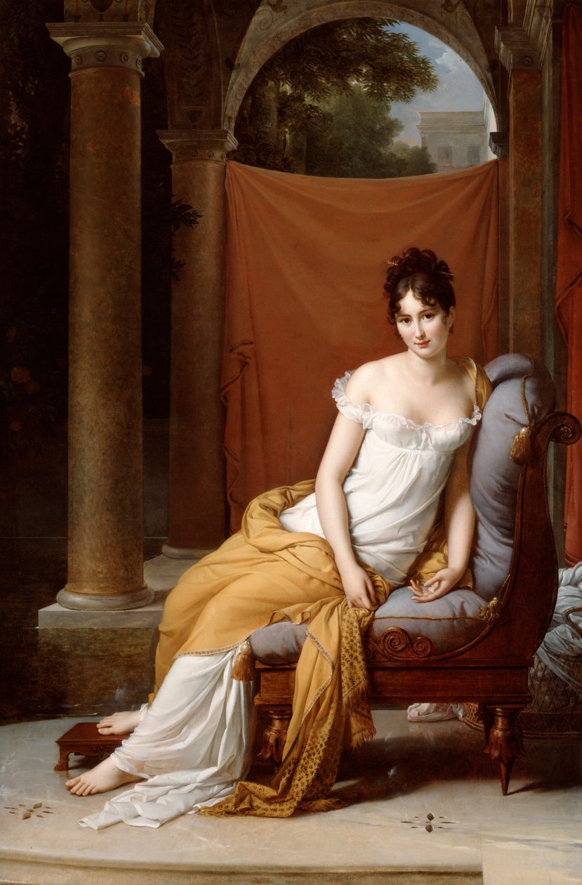 Porträt von Juliette Recamier, 1805 von Francois Pascal Simon Gerard