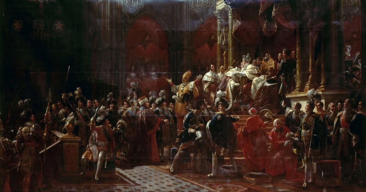 Die Krönung von Karl X. von Frankreich in Reims, 29. Mai 1825 von Francois Pascal Simon Gerard