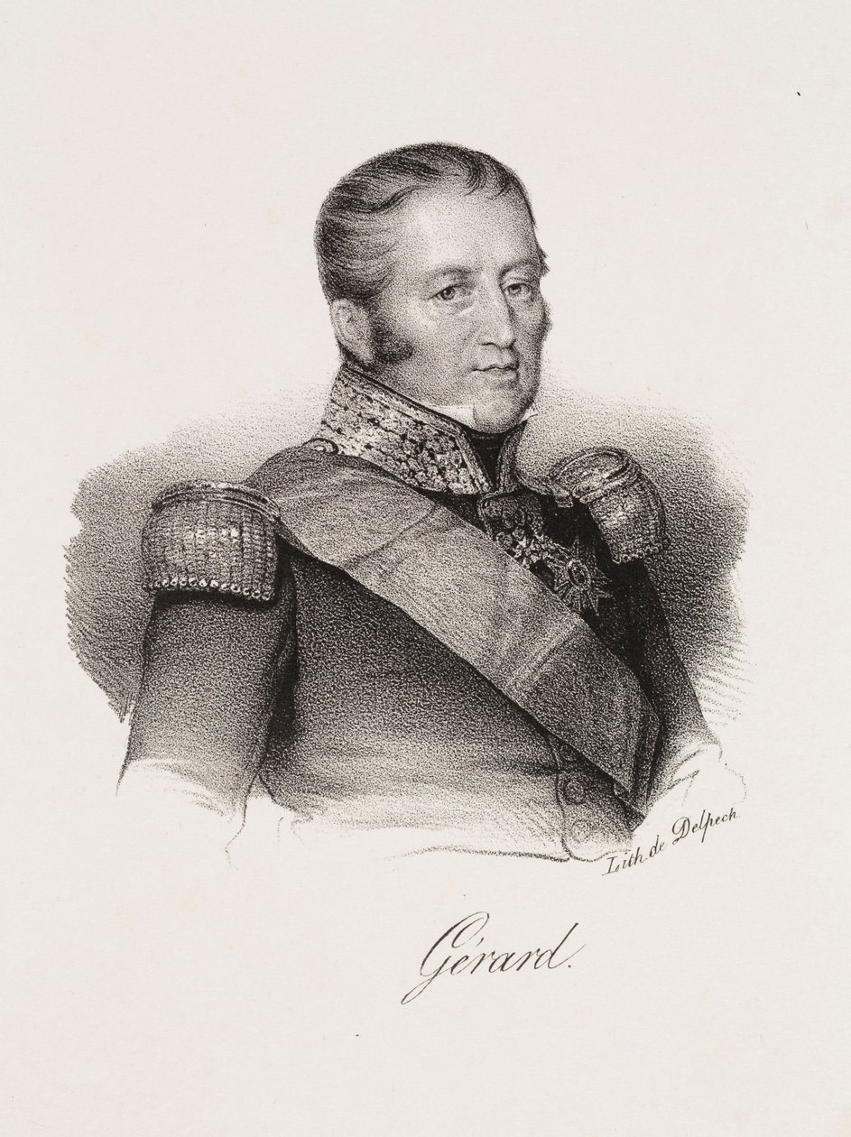 Porträt von Étienne Maurice Gérard von Francois Seraphin Delpech