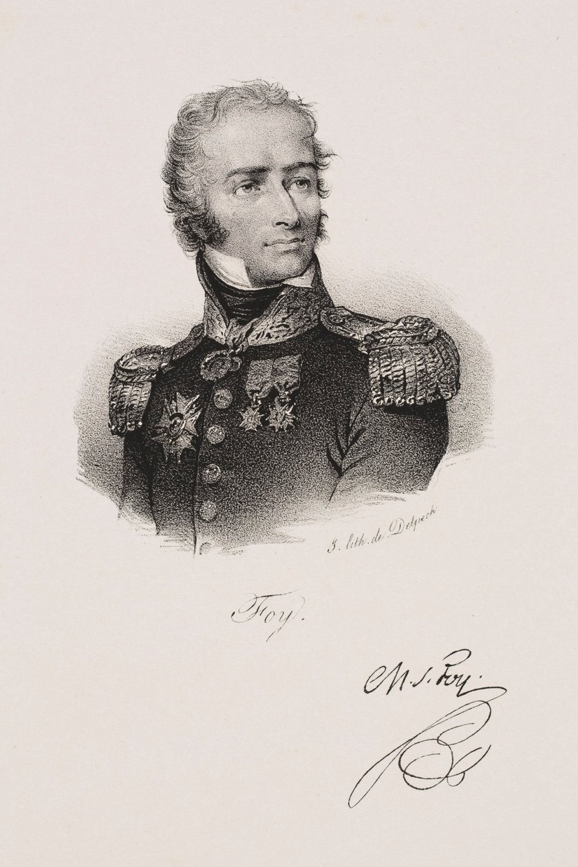 Porträt von Maximilien Sébastien Foy von Francois Seraphin Delpech