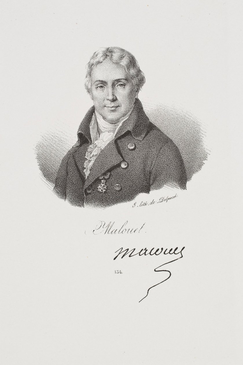 Porträt von Pierre-Victor Malouët von Francois Seraphin Delpech