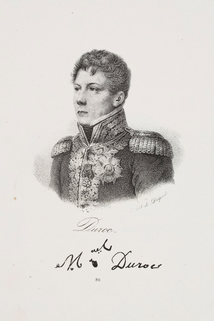 Porträt von General Géraud Christophe Michel Duroc von Francois Seraphin Delpech