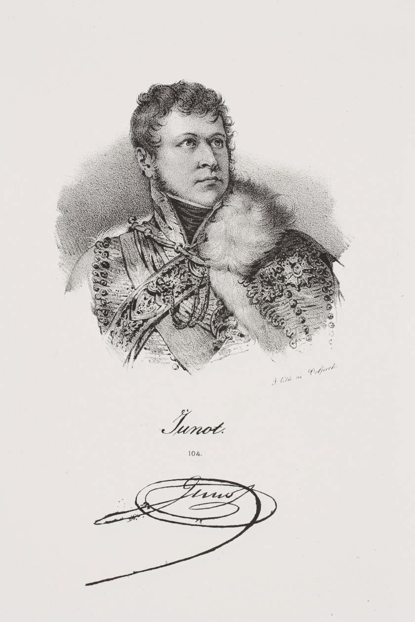 Porträt von General Jean-Andoche Junot von Francois Seraphin Delpech