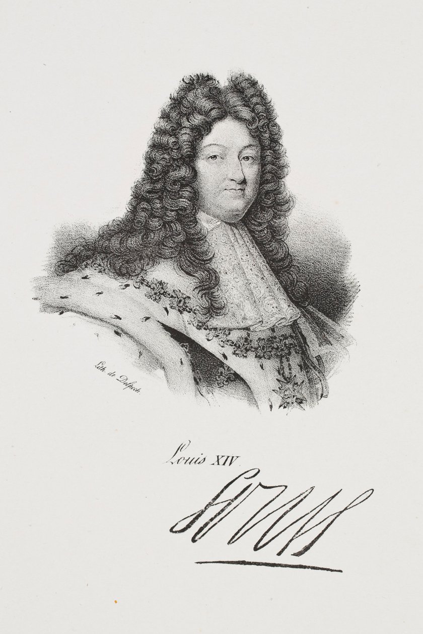 Porträt von König Ludwig XIV. von Francois Seraphin Delpech