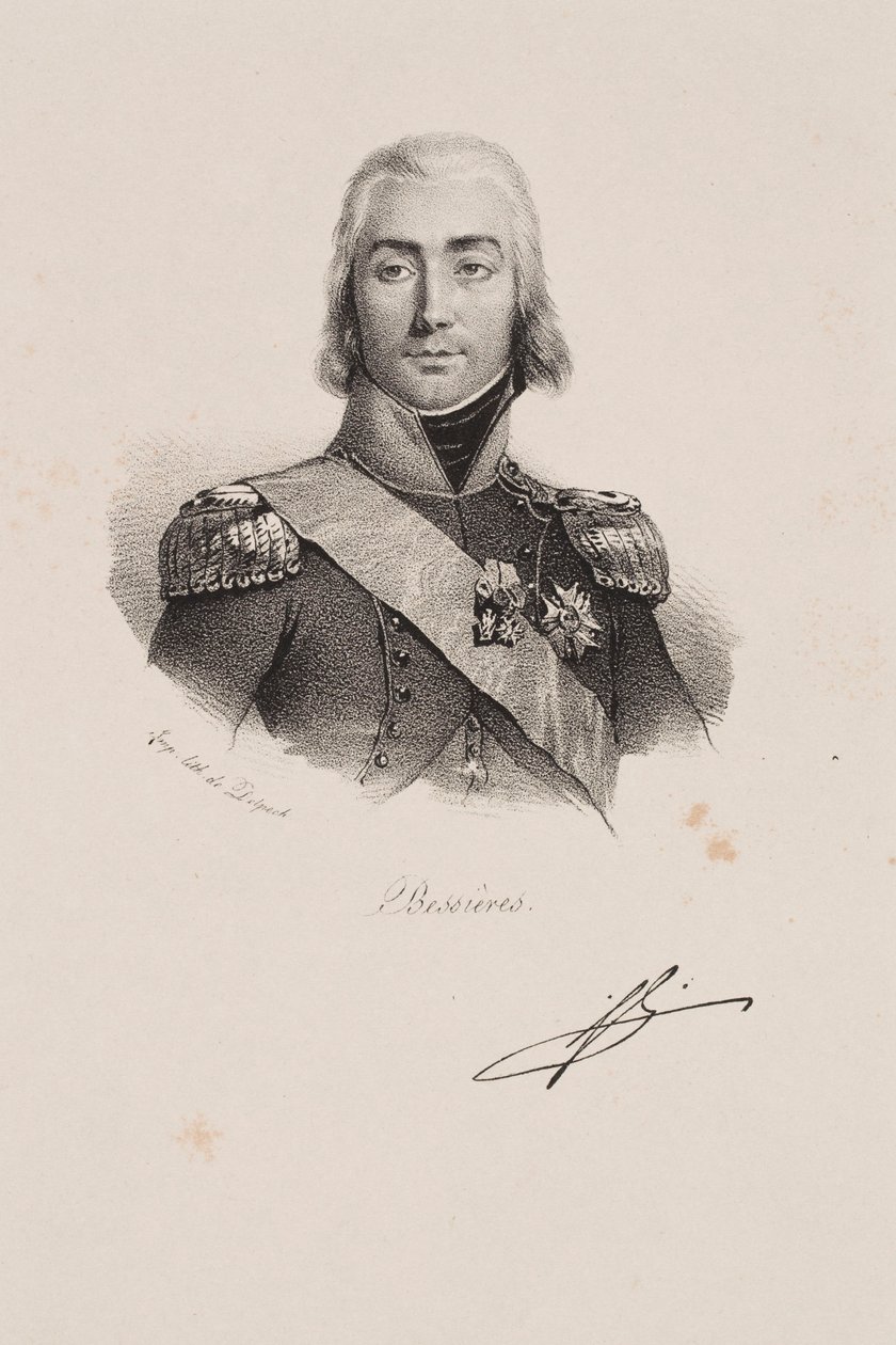 Porträt von Marschall Jean-Baptiste Bessières von Francois Seraphin Delpech