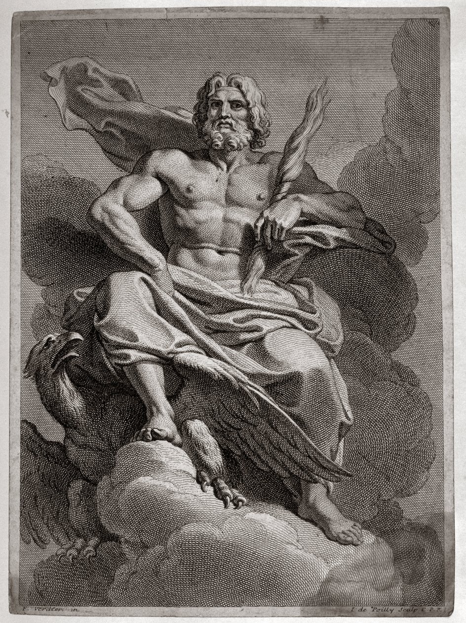 Jupiter (Zeus), von Francois Verdier (1651 - 1730) von Francois Verdier