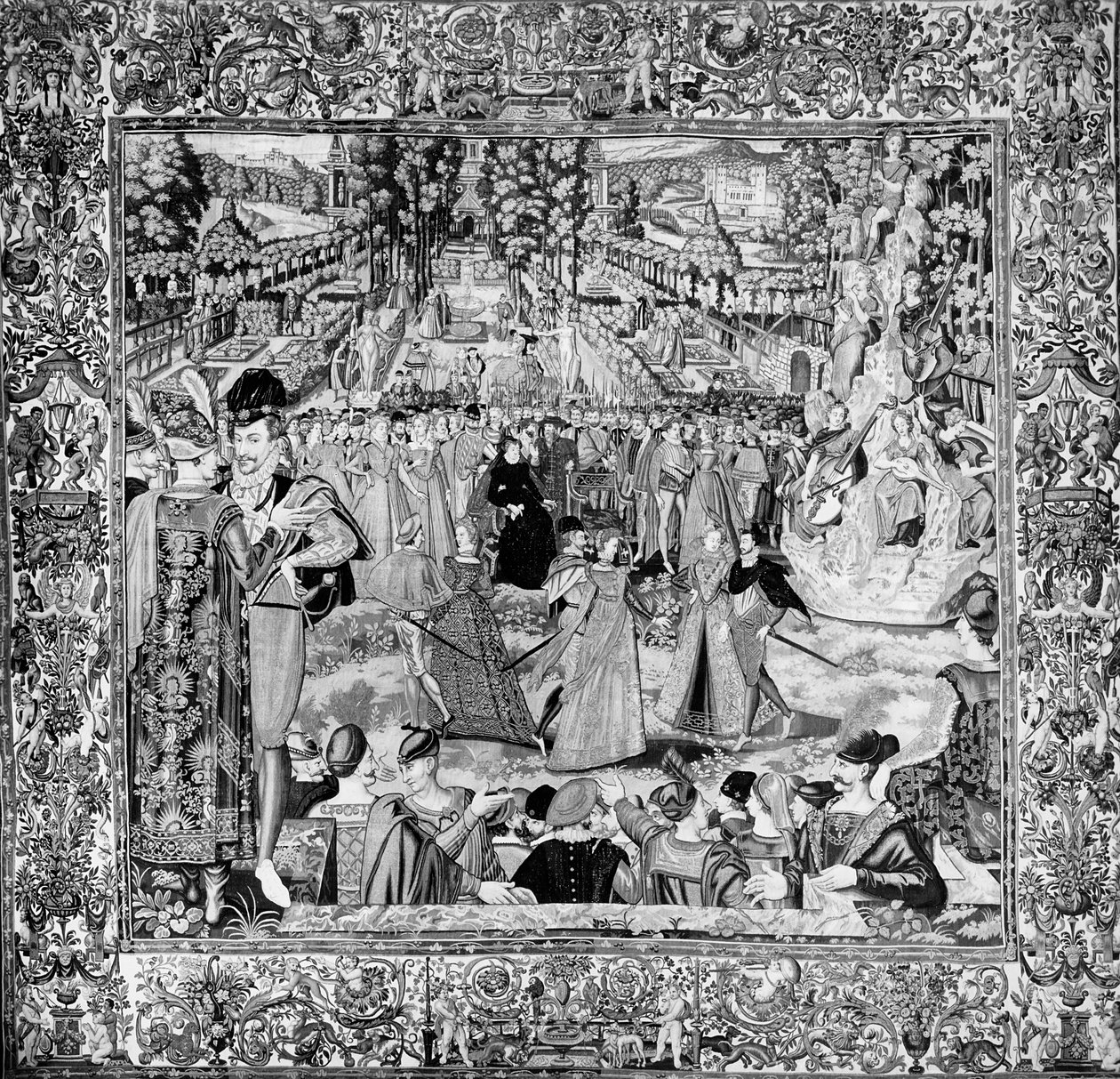 Fest zu Ehren der polnischen Botschafter in Anwesenheit von Catherine de Medici und Henri III von Francois after Quesnel