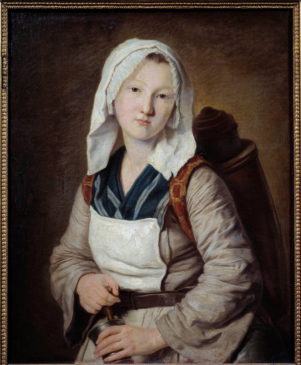 Die Kräuterhändlerin. Gemälde von Francoise Duparc, 18. Jahrhundert von Francoise Duparc