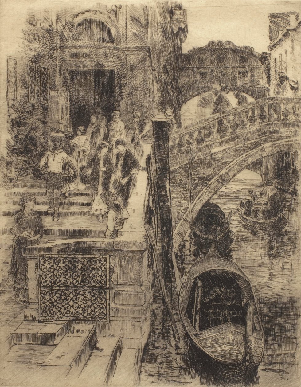 Seufzerbrücke, Venedig (Tafel 1) von Frank Duveneck