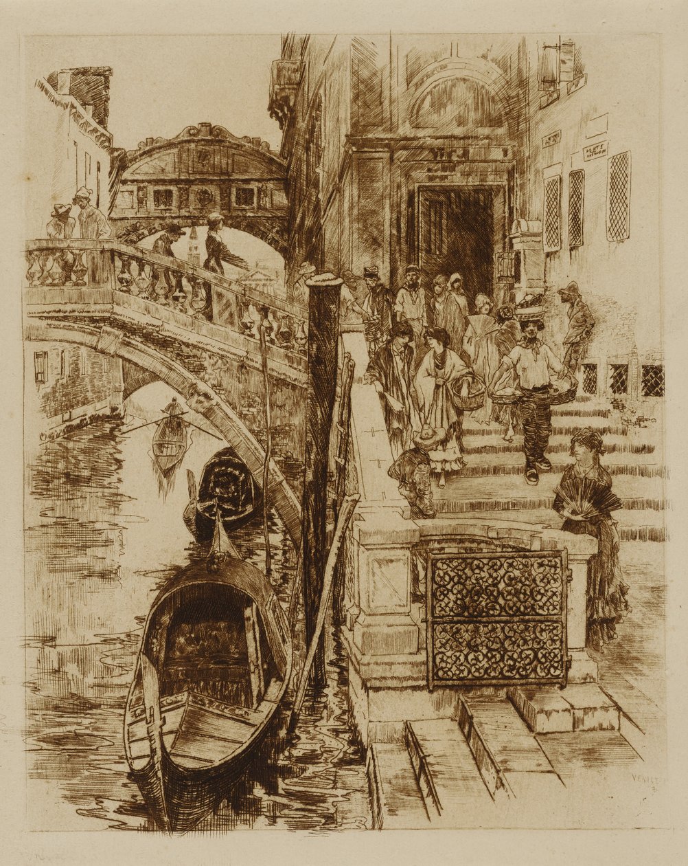 Seufzerbrücke, Venedig von Frank Duveneck