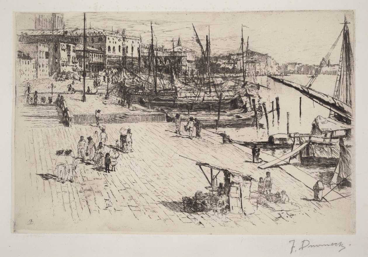 Riva degli Schiavoni, Nr. 1 von Frank Duveneck