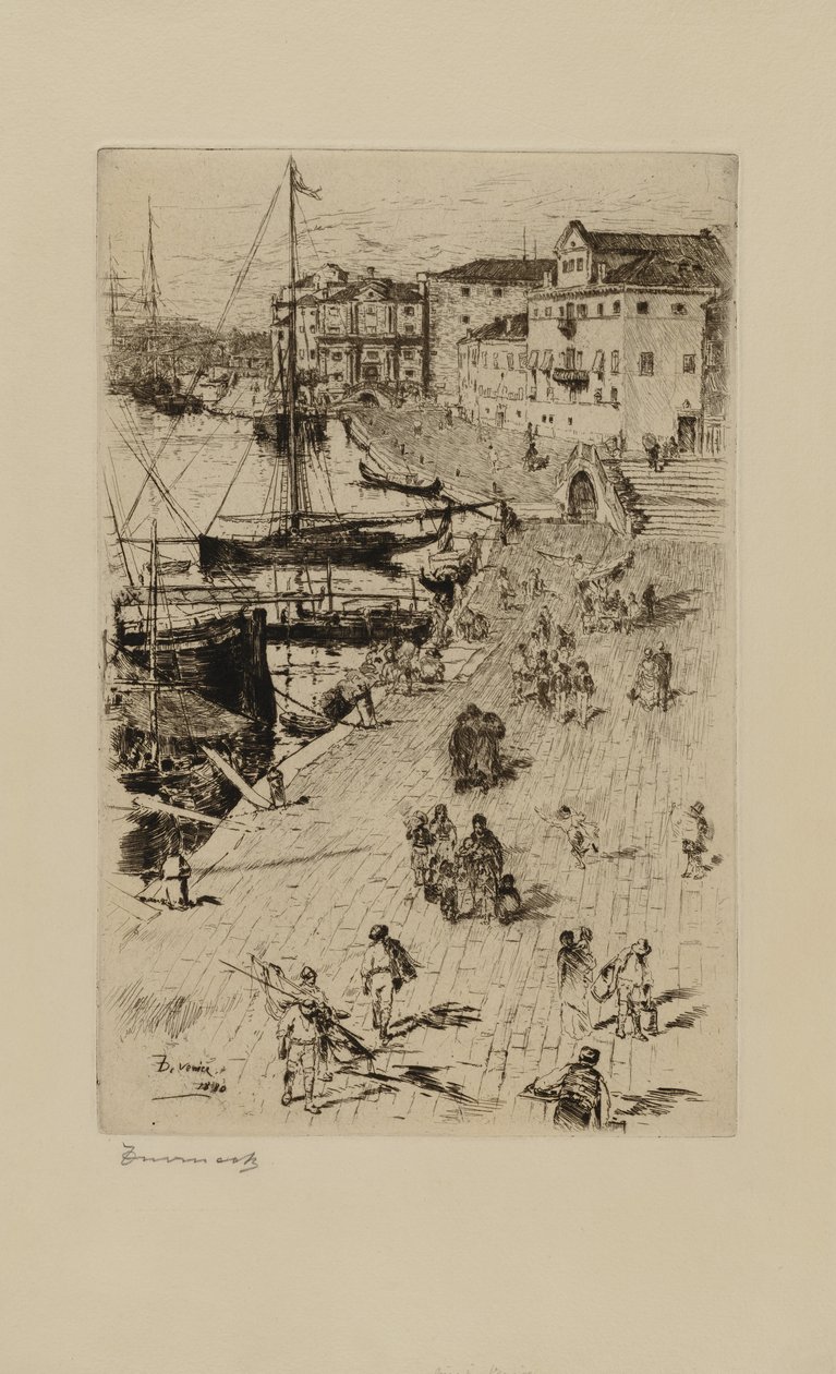 Riva degli Schiavoni, Nr. 2 von Frank Duveneck