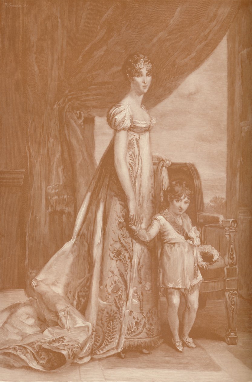 Eugénie-Hortense De Beauharnais - Ehefrau von Louis Bonaparte, Königin von Holland von Frank French