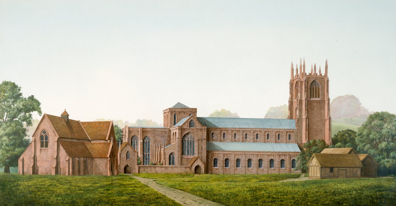 Furness Abbey, 12. Jahrhundert, ca. 1990-2010 von Frank Gardiner