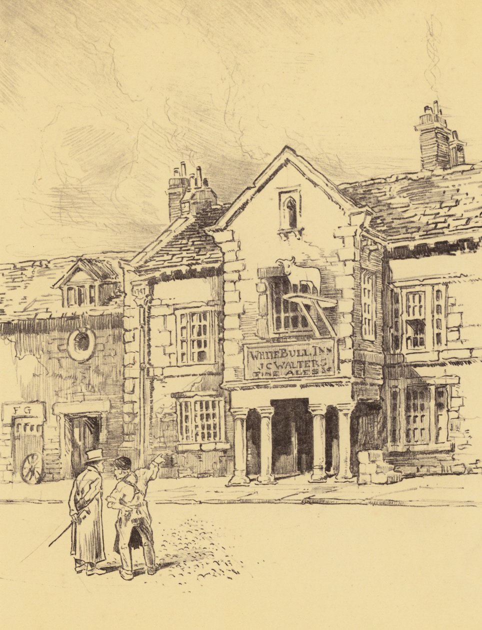 Ribchester, Ein altes Gasthaus von Frank Greenwood