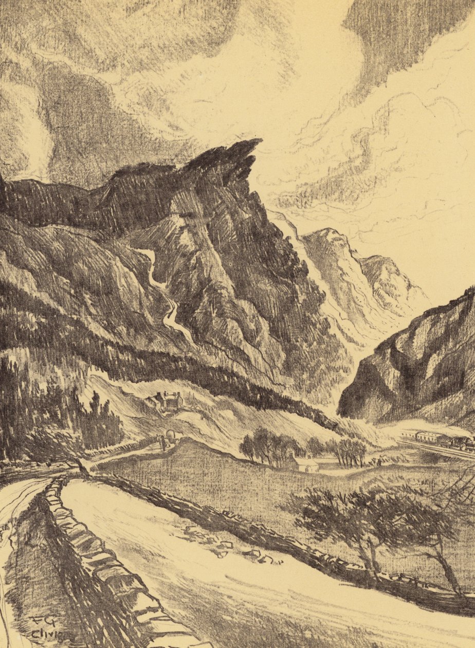 Die Schlucht von Cliviger von Frank Greenwood