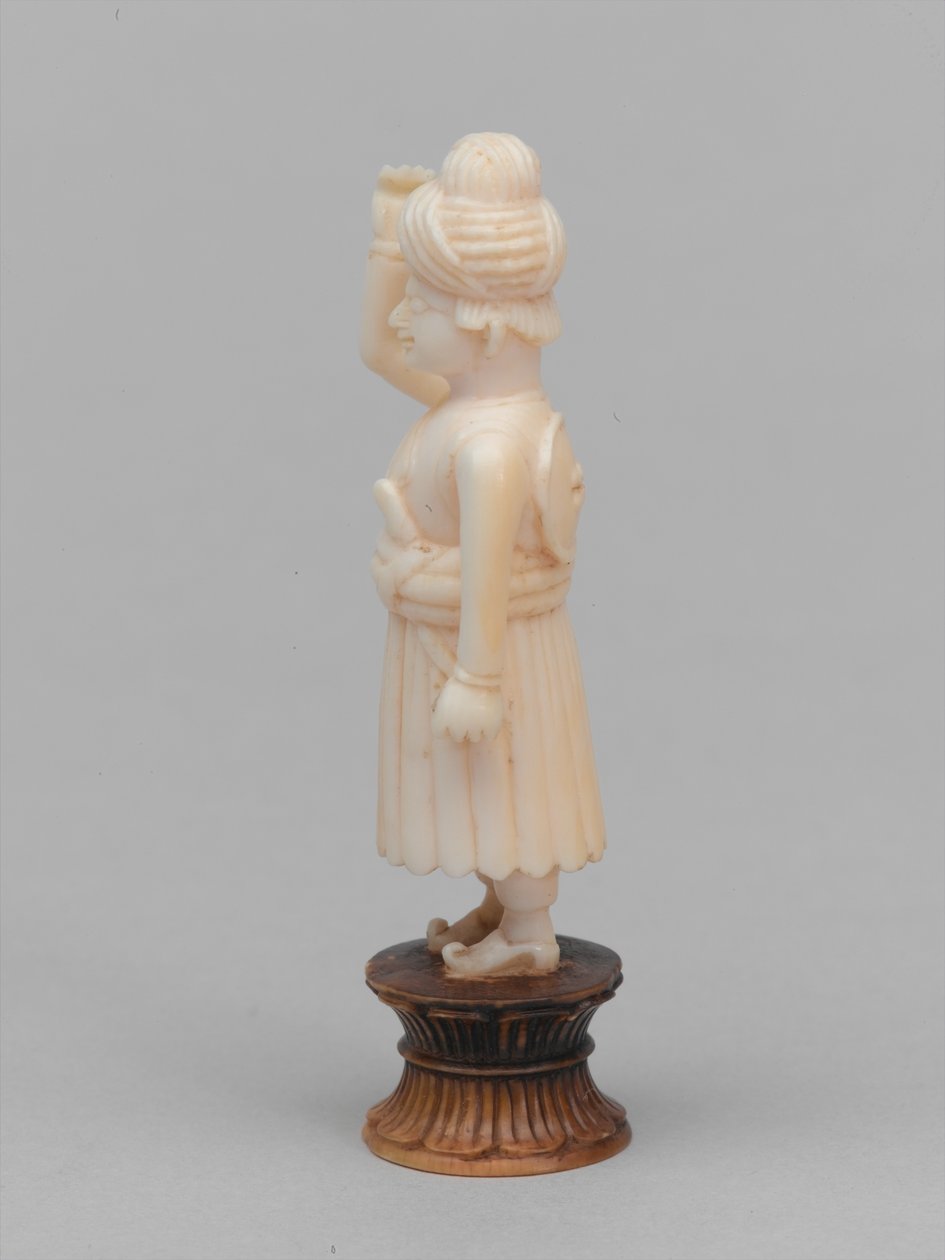 Schwarzer Bauer, Schachfigur, Indien, um 1820 von Frank Mason Good
