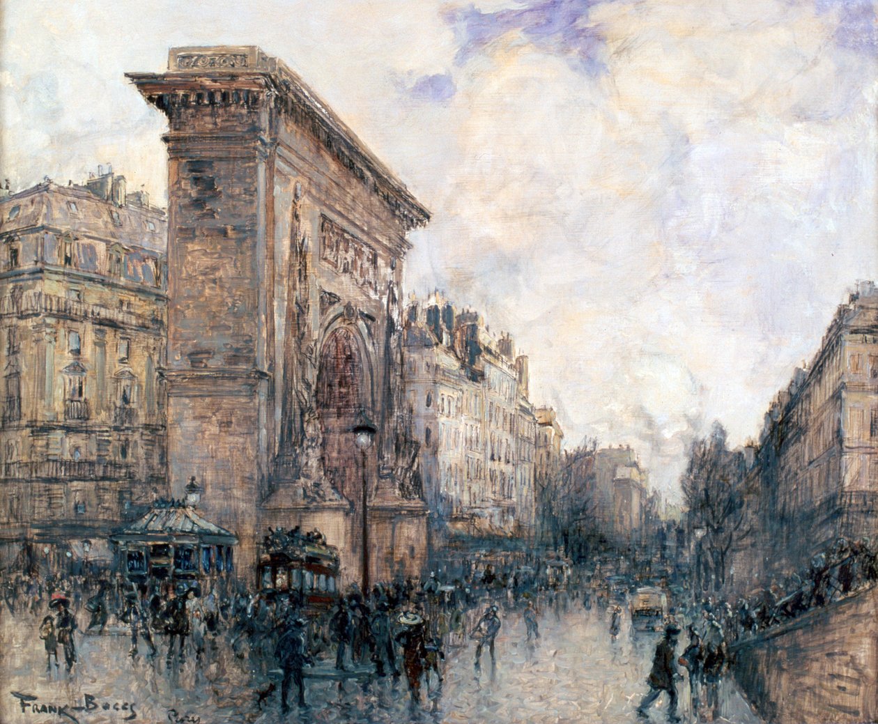 Arc de Triomphe de la Porte St-Denis, Paris von Frank Myers Boggs