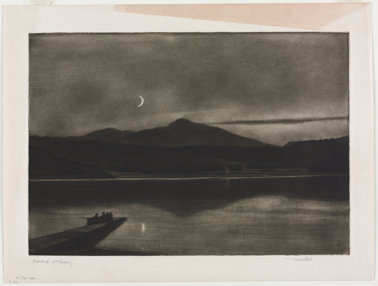 Screel Hill und Urr Water von Kypford von Frank Short