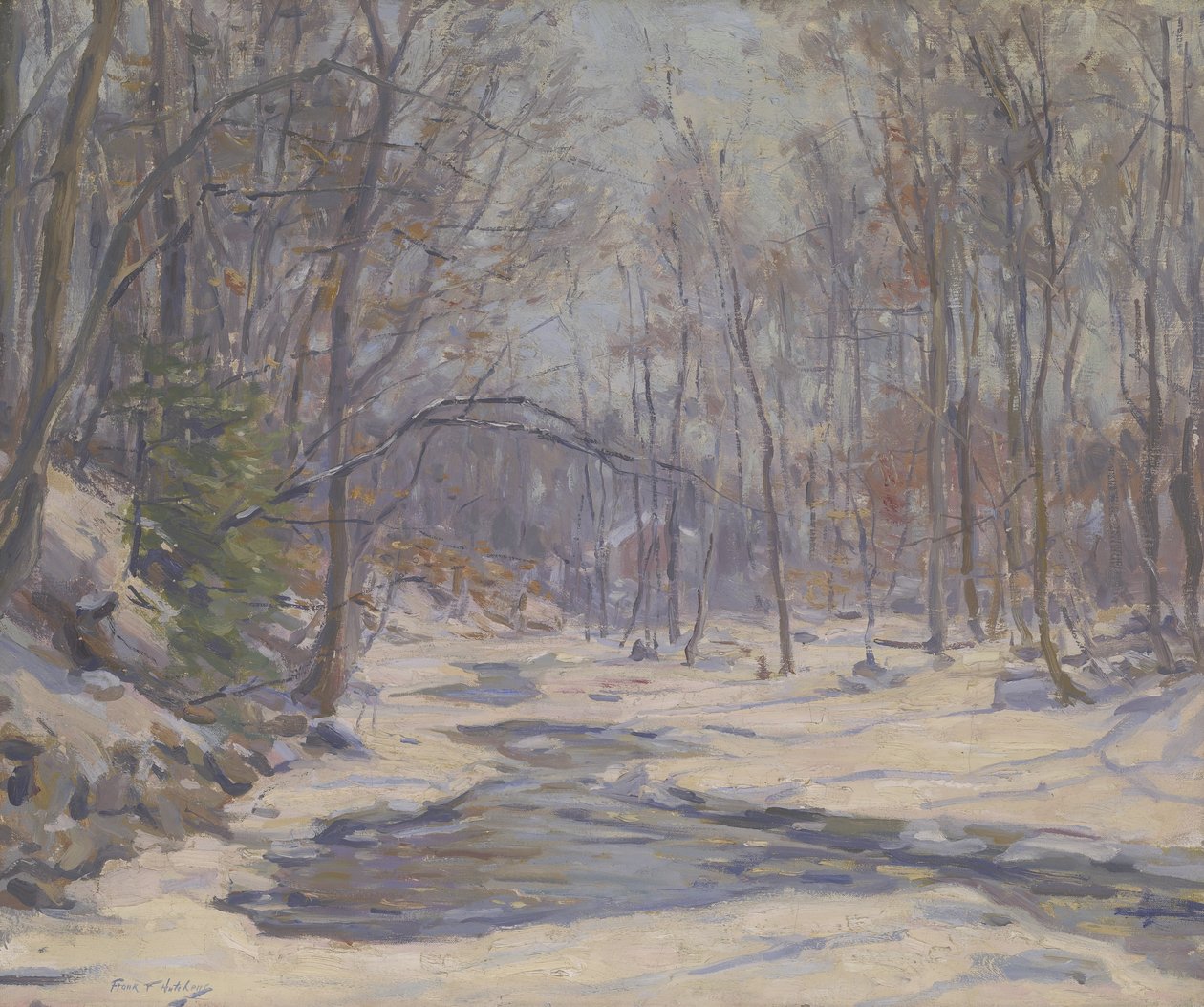 Ein Wintermorgen von Frank Townsend Hutchens