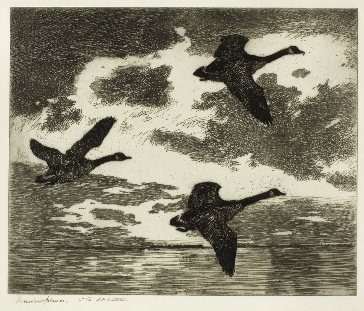 Bewölkter Morgen von Frank Weston Benson