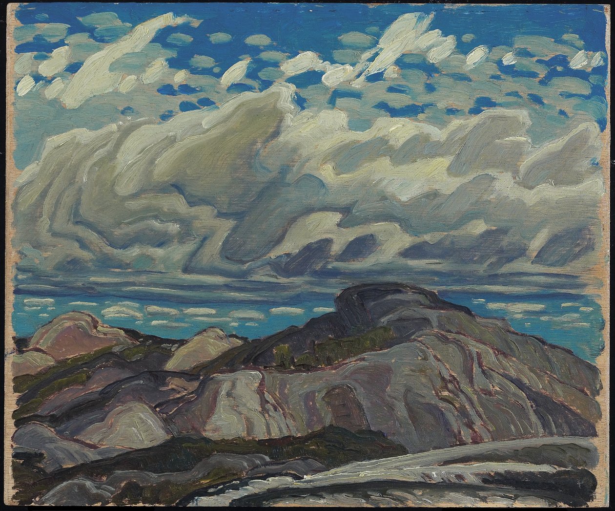 Oktober, Cranberry Hills von Franklin Carmichael
