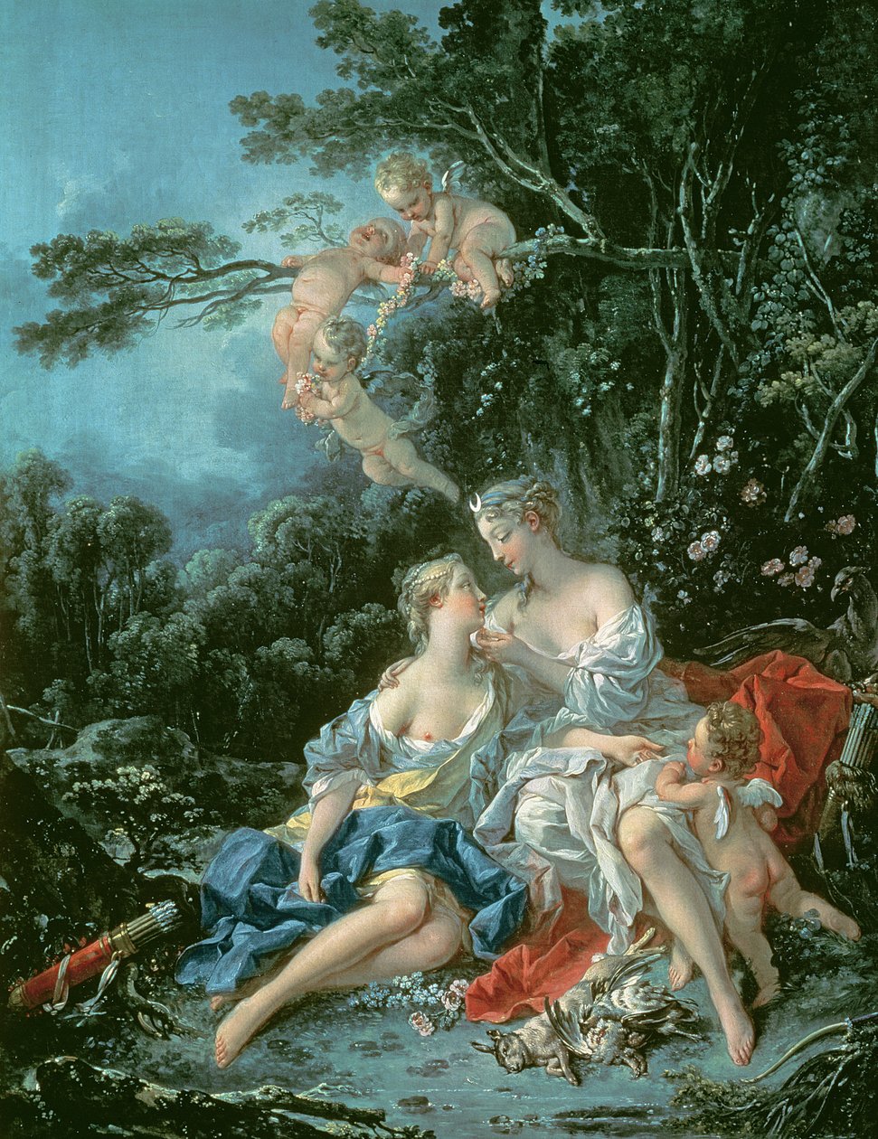 Jupiter und Kallisto, 1744 von François Boucher