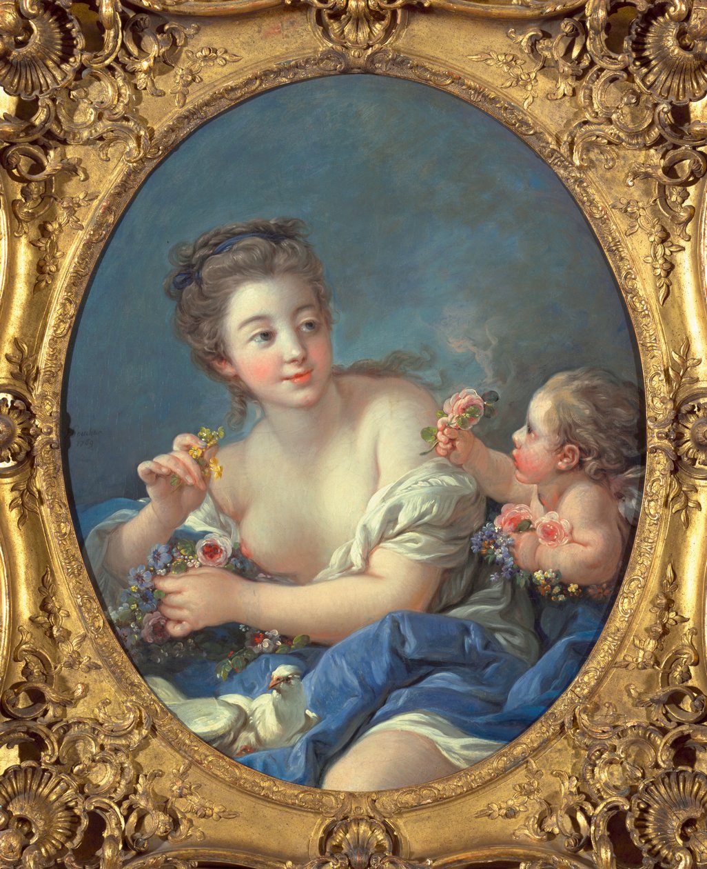 Venus und Amor, 1769 von François Boucher