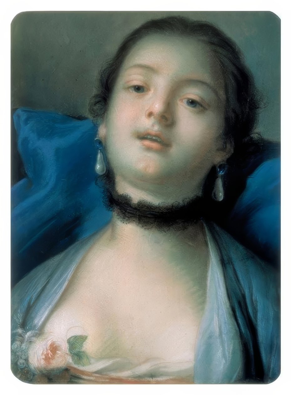 Junge Frau von François Boucher