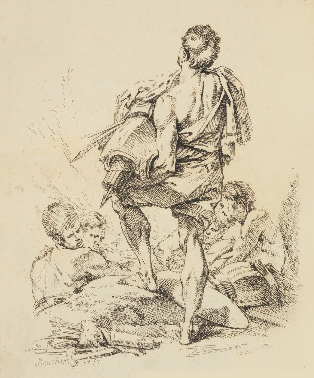 Neues Buch der verschiedenen Figuren, 1751 von François Boucher