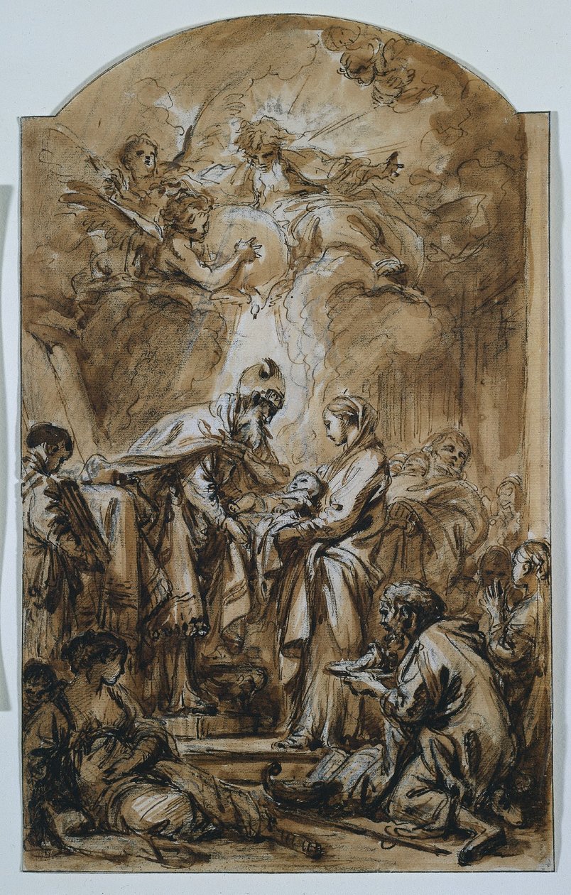 Die Darstellung im Tempel, ca. 1770 von François Boucher