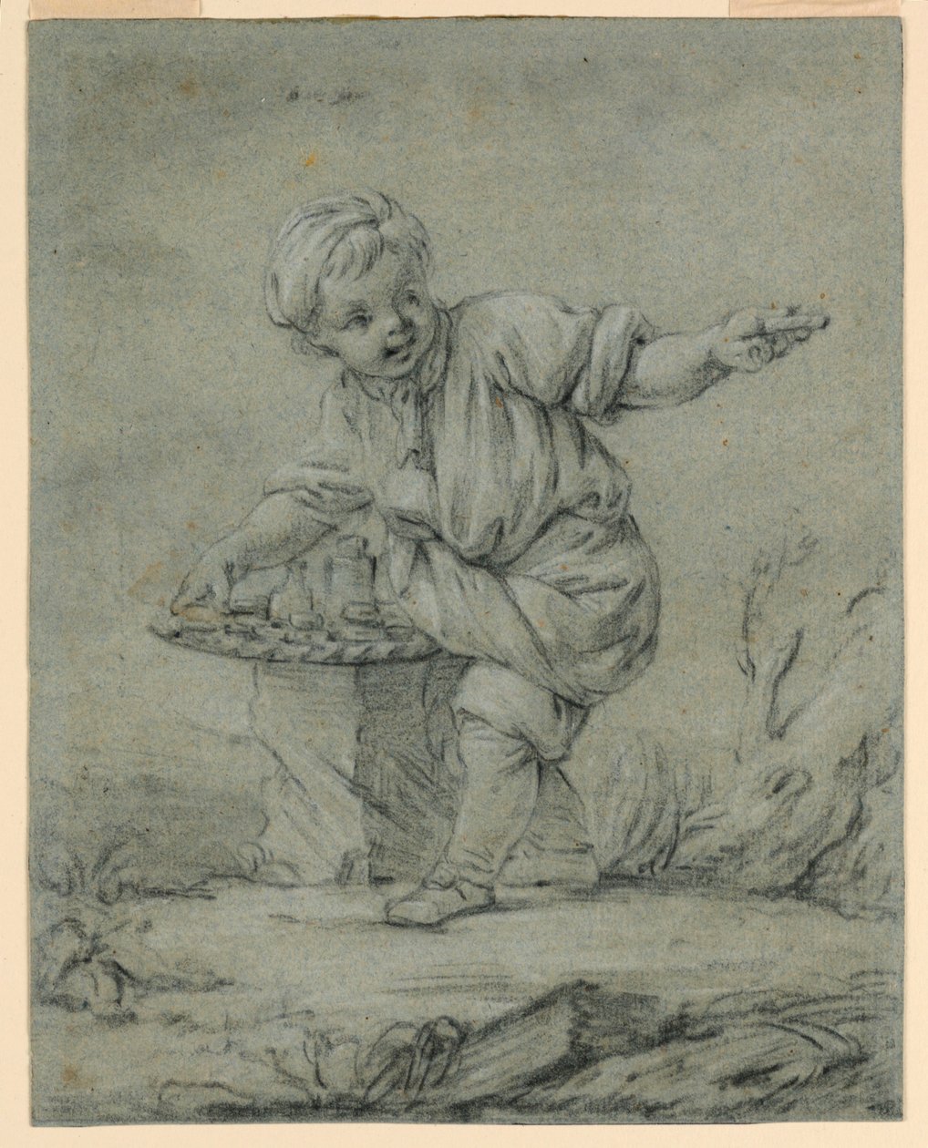 Der jugendliche Verkäufer von François Boucher