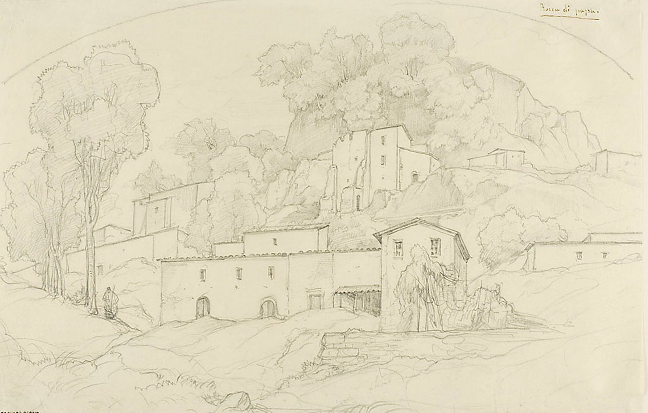 Rocca di Papa von François Edouard Bertin