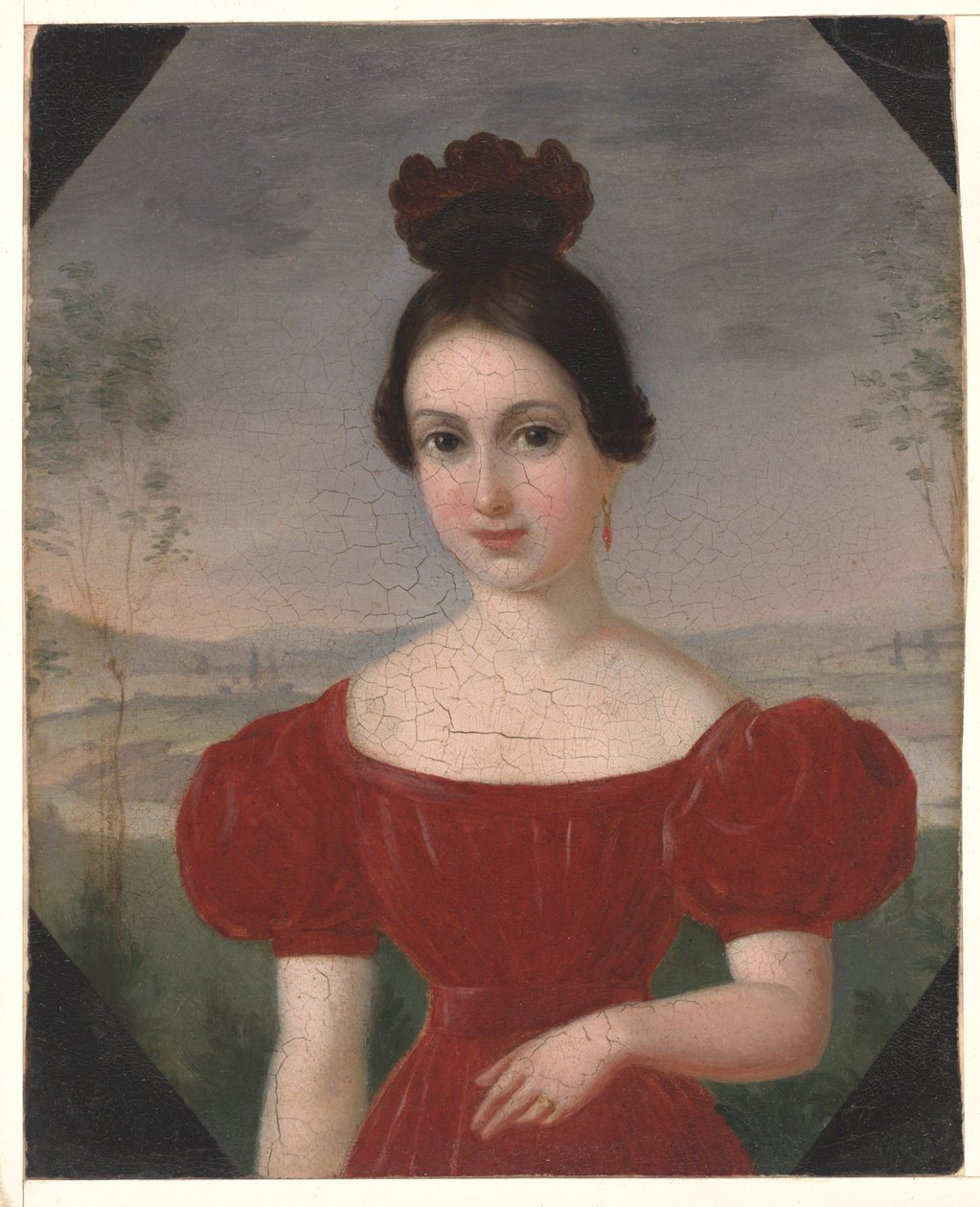 Porträt von Marie Louise Tétu, Madame François Fleischbein von François Fleischbein