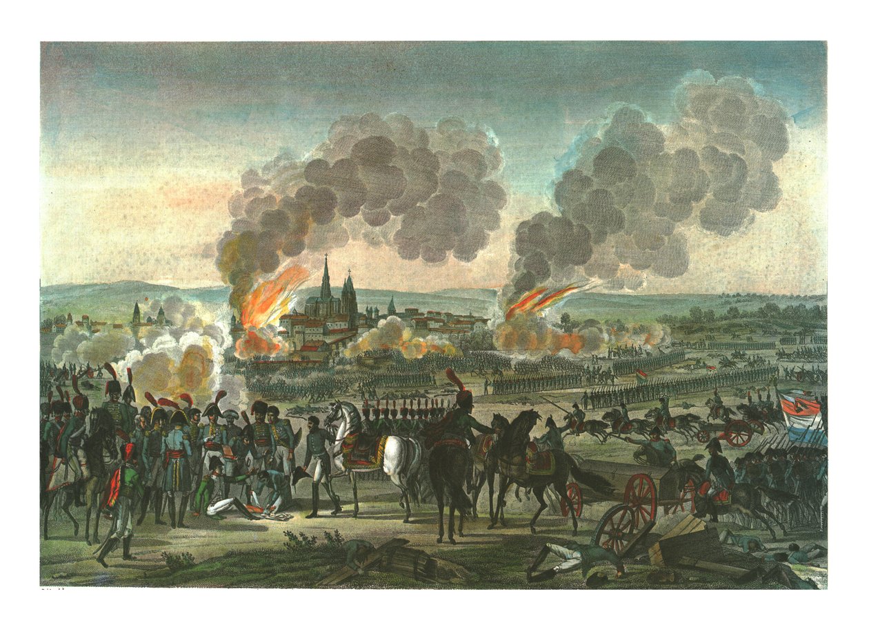 Eroberung von Regensburg, 23. April 1809, um 1850 von François Pigeot