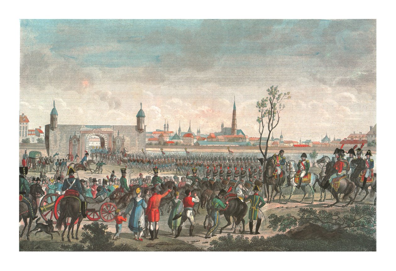 Einzug der Franzosen in Wien, 14. November 1805, um 1850 von François Pigeot