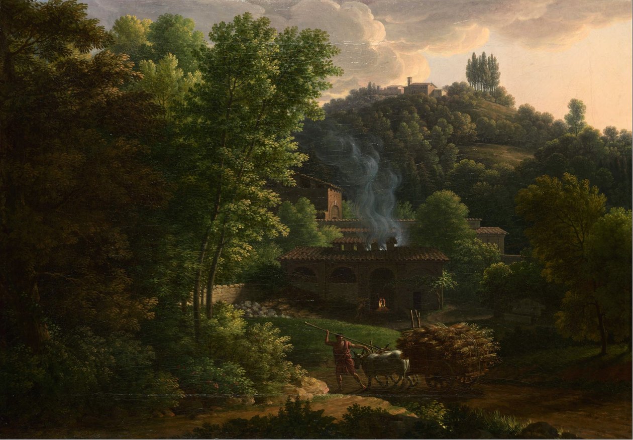 Italienische Landschaft von Francois-Xavier Fabre