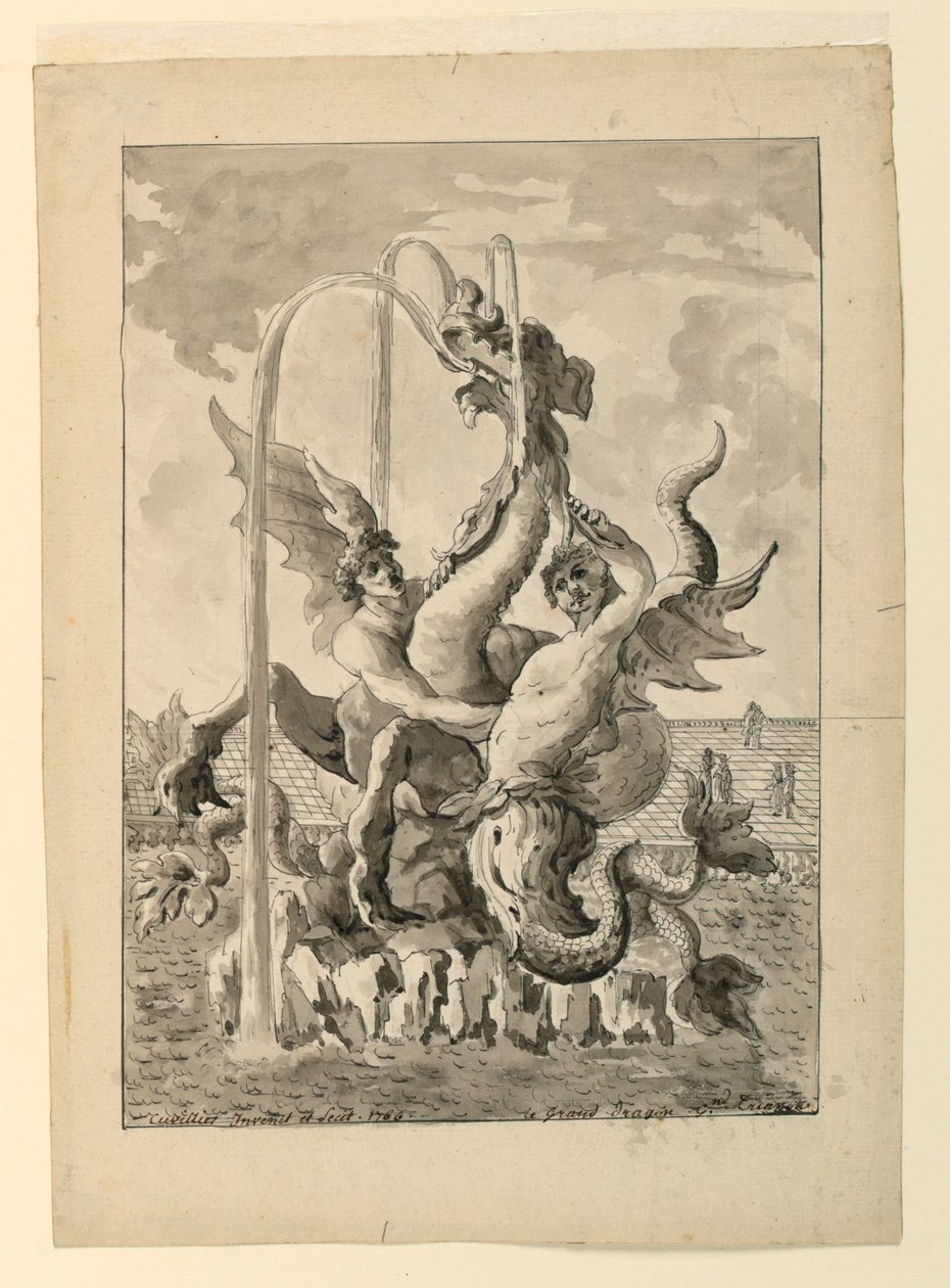 Entwurf für das Grand Trianon in Versailles von François de Cuvilliés the Elder