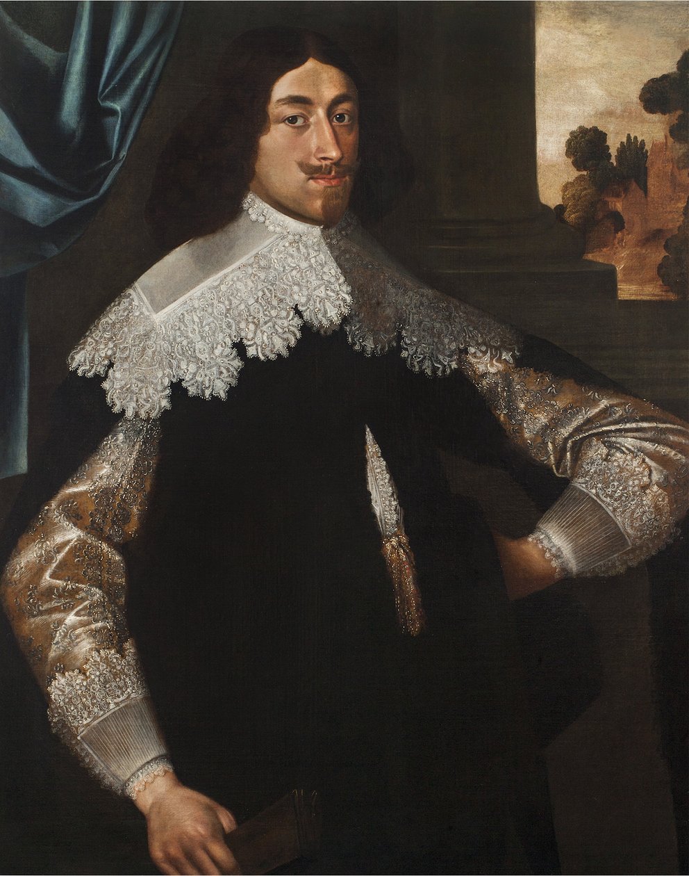 Porträt von Eugène de Berghes, Graf von Grimbergen, 1641 von Frans Denys