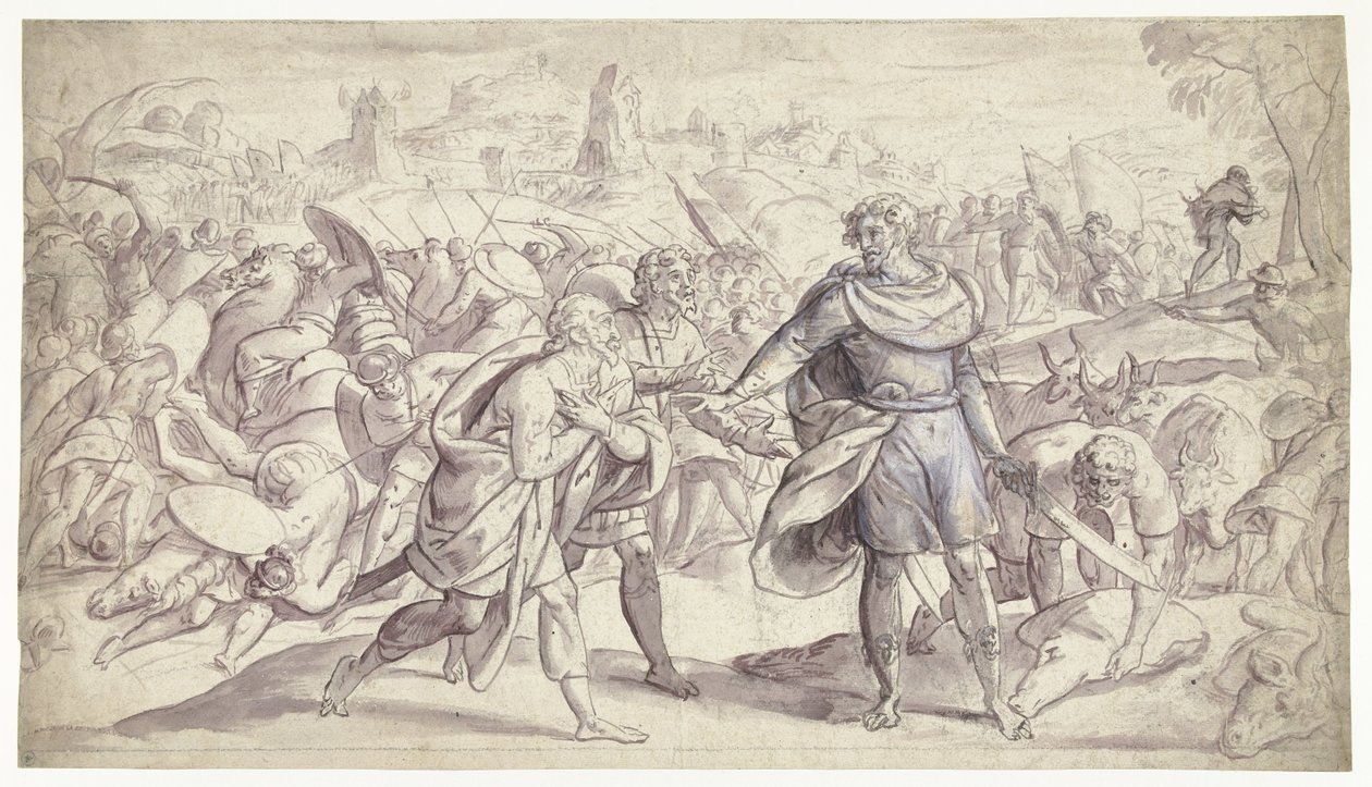Josua sendet Boten nach Ai von Frans Francken (I)