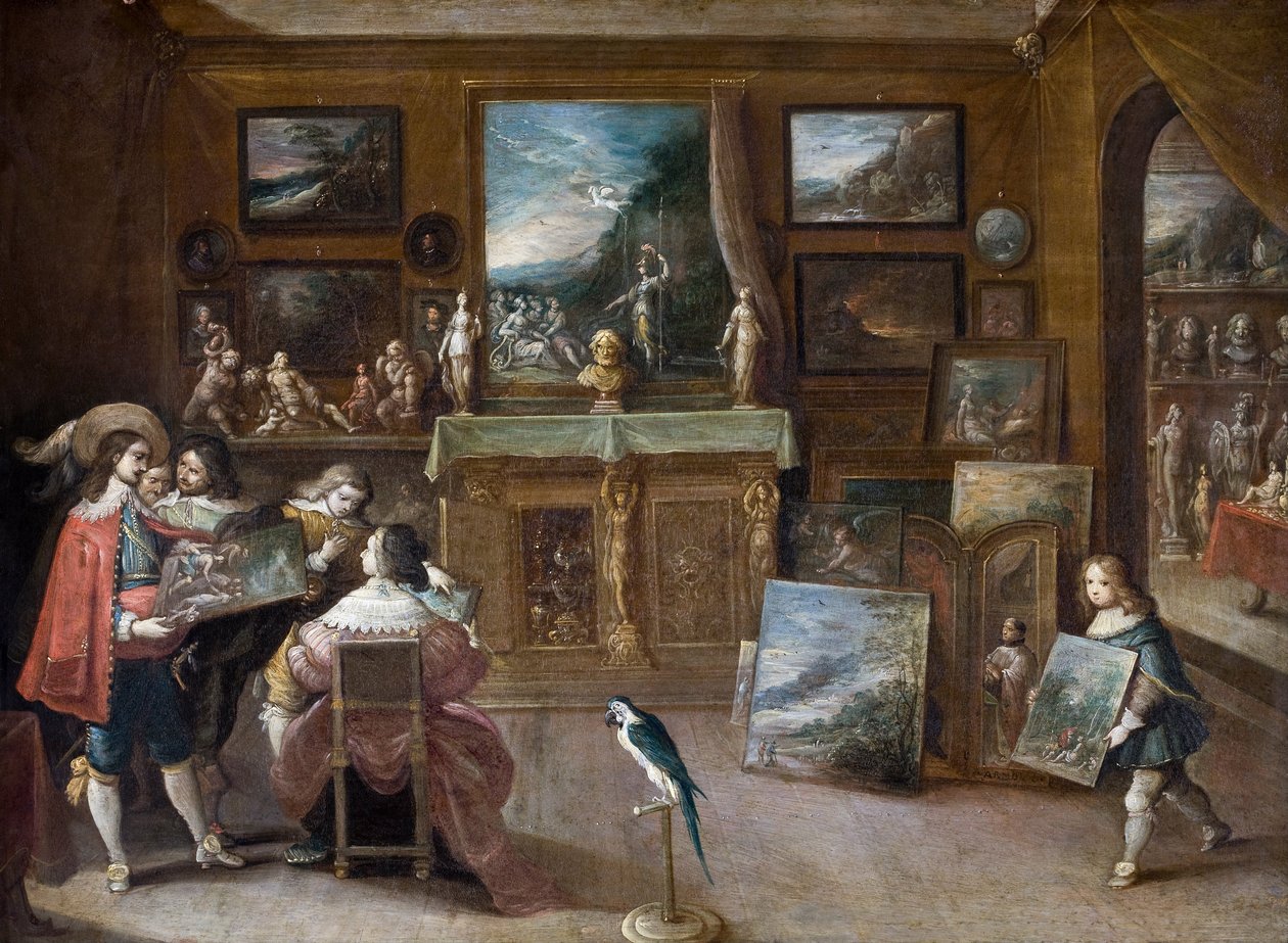 Ein Besuch beim Kunsthändler von Frans Francken the Younger