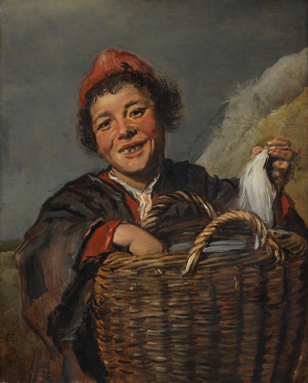 Ein Fischerjunge von Frans Hals