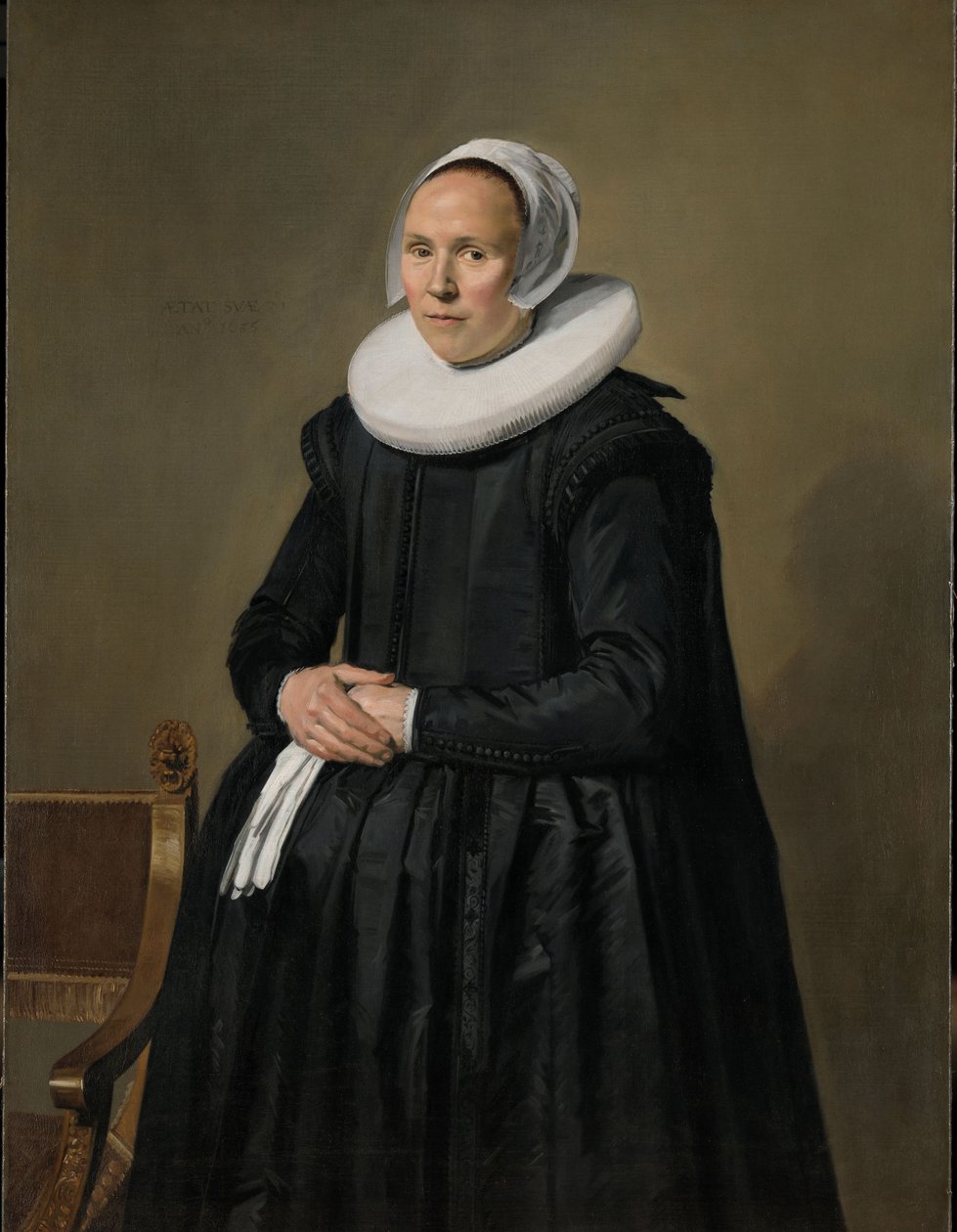 Porträt von Feyntje van Steenkiste, 1635 von Frans Hals