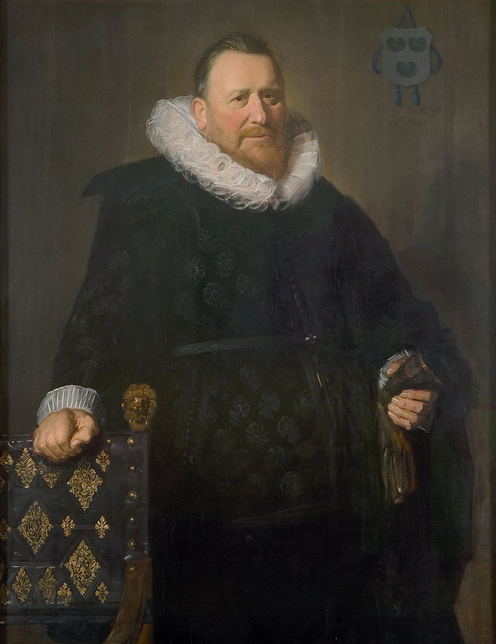 Porträt von Nicholaes Woutersz. van der Meer (1574-1637) von Frans Hals