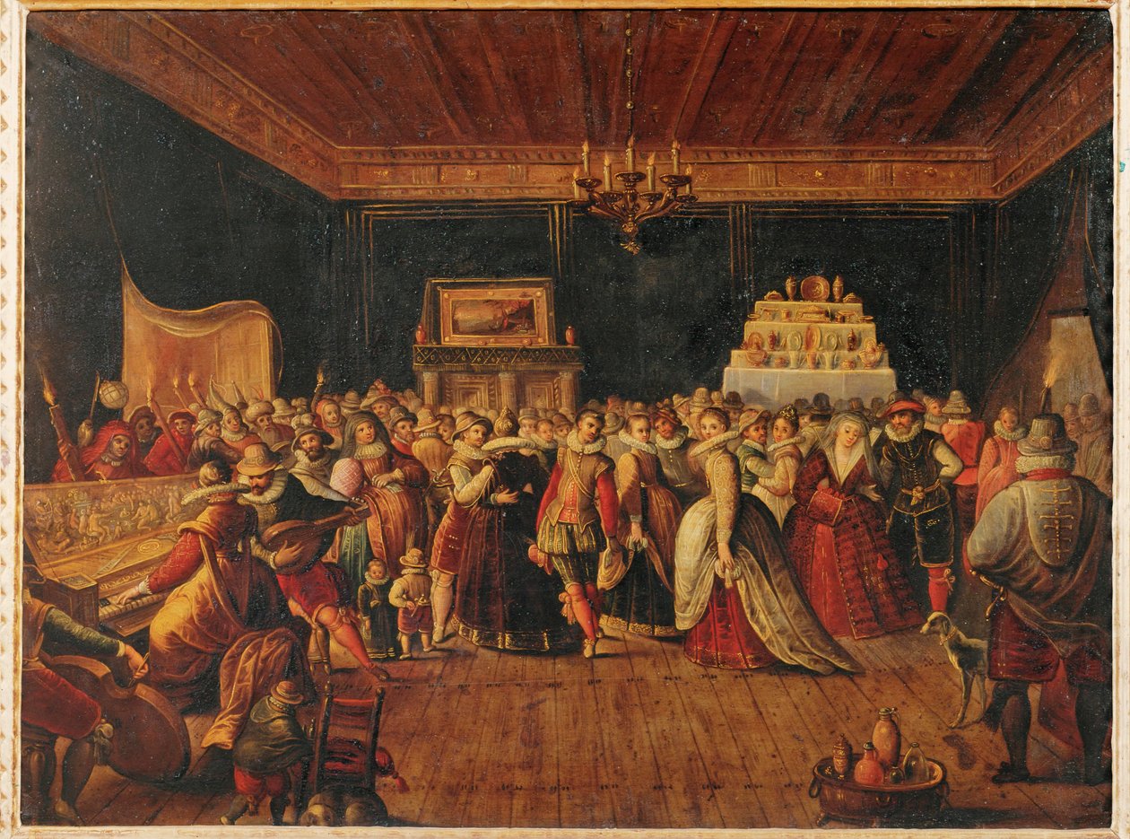 Ein Ball von Frans II the Younger (school of) Francken