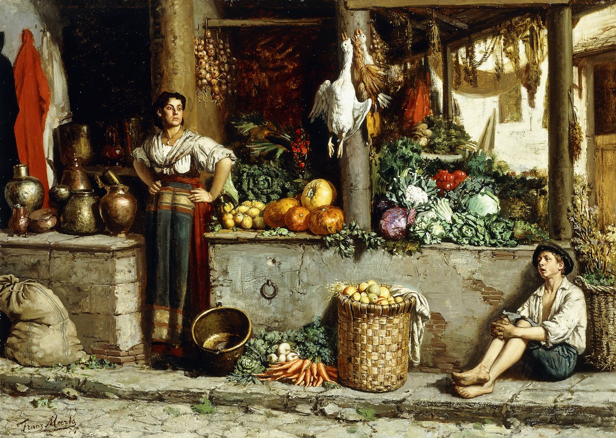 Ein Gemüsemarkt von Frans Meerts