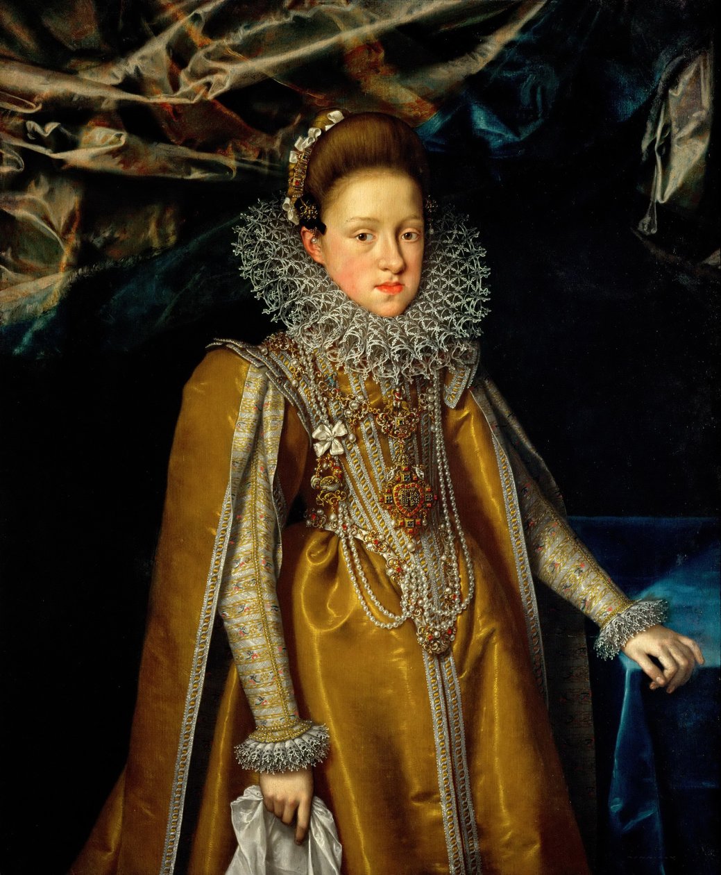 Porträt der Erzherzogin Maria Maddalena von Österreich 1587-1631, Großherzogin der Toskana von Frans Pourbus the Younger