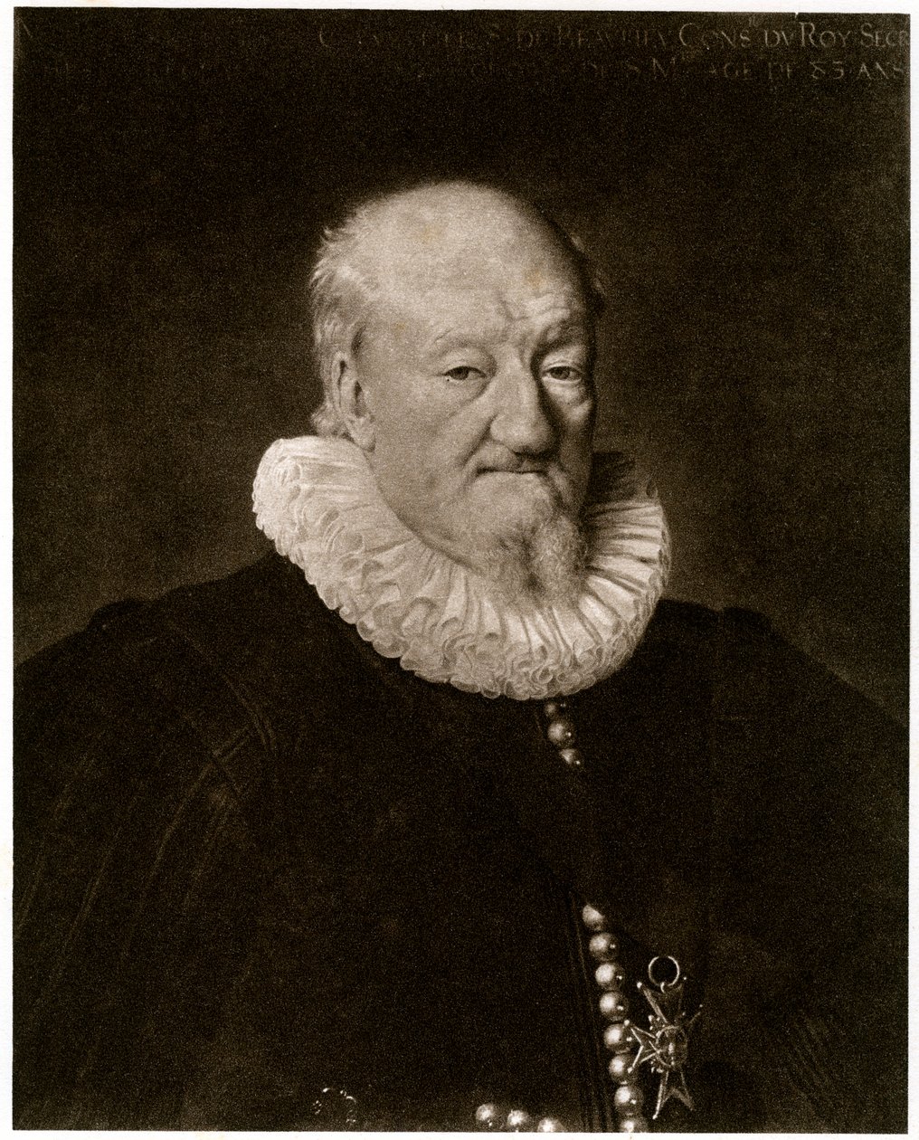 Porträt von Martin Ruzé de Beaulieu, 1927 von Frans Pourbus the Younger