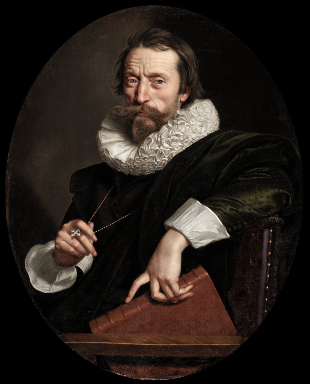 Porträt des italienischen Dichters Giambattista Marino von Frans Pourbus the Younger