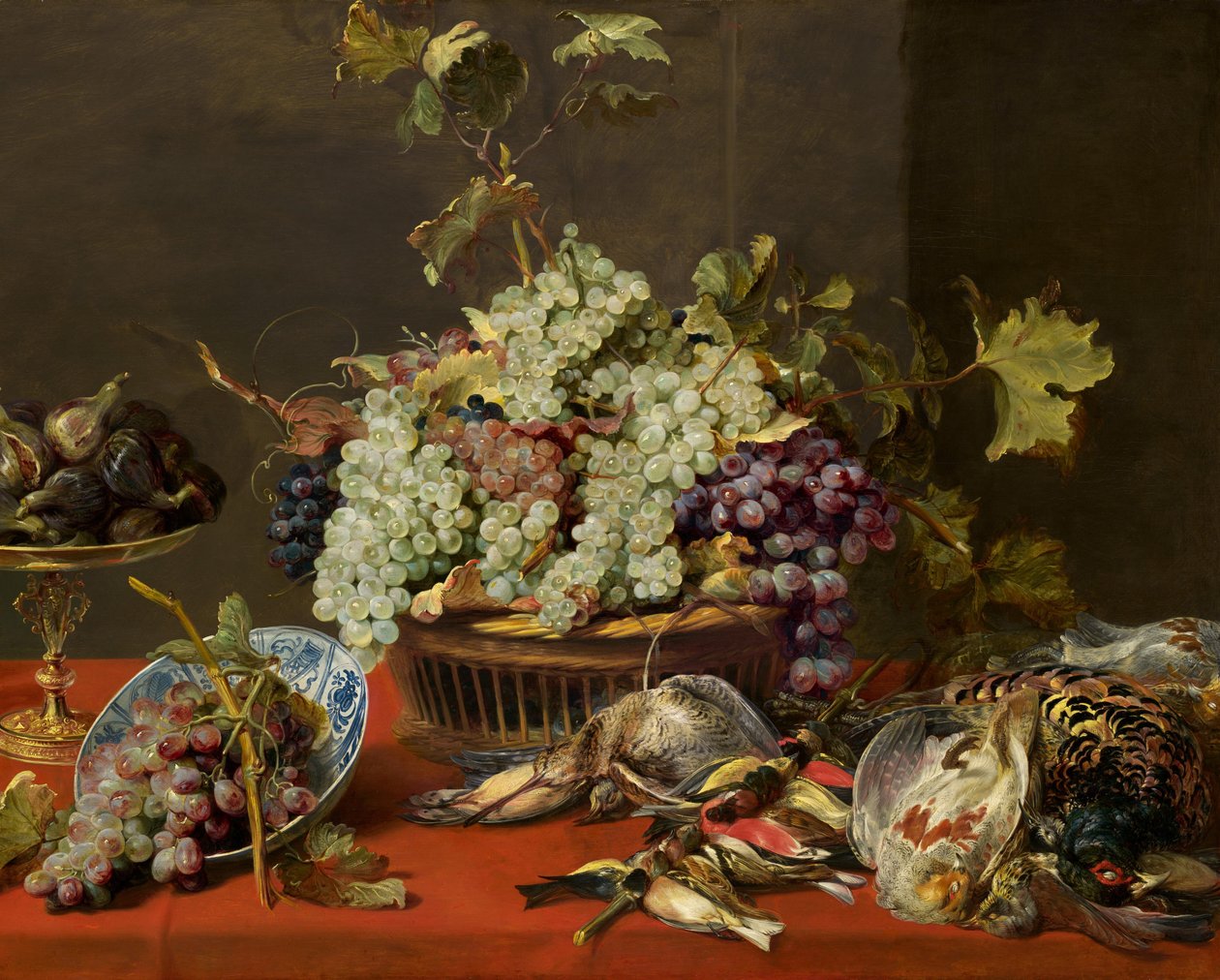Stillleben mit Trauben und Wild von Frans Snyders